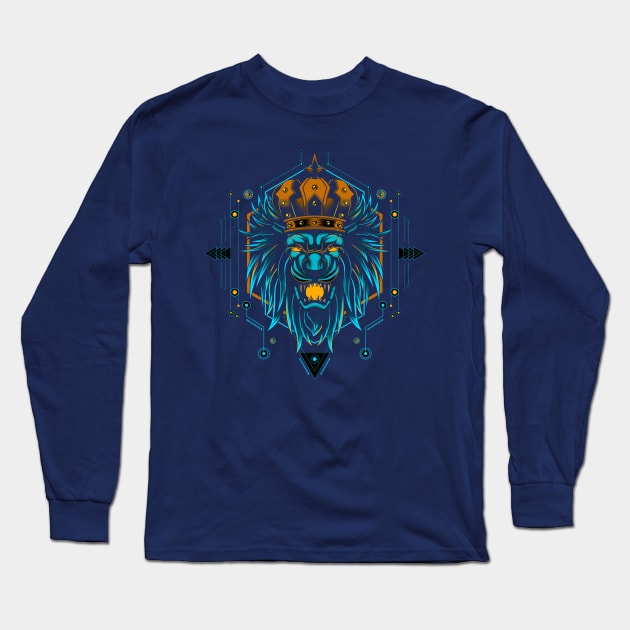 the Lion king Long Sleeve T-Shirt by King Tiger